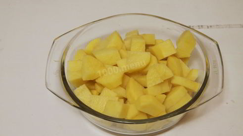 картошка с капустой в духовке