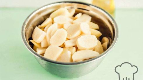 картошка с шампиньонами жареная