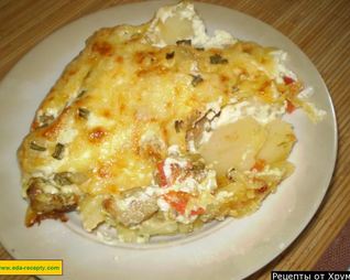 Картошка жареная с мясом