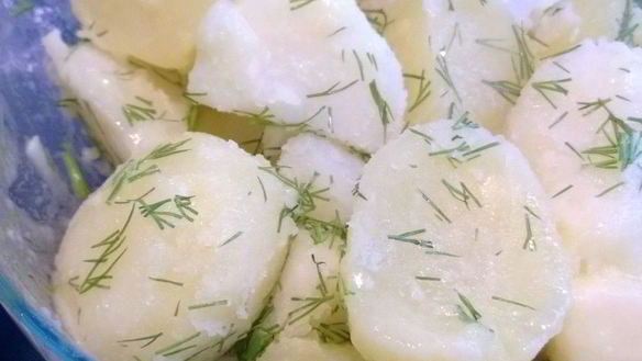 Рецепт Отварного картофеля на гарнир