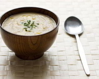 Пюре из цветной капусты и сметаны