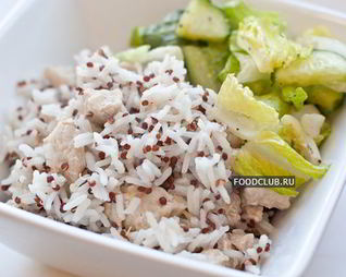 Рис и киноа с индейкой в мультиварке