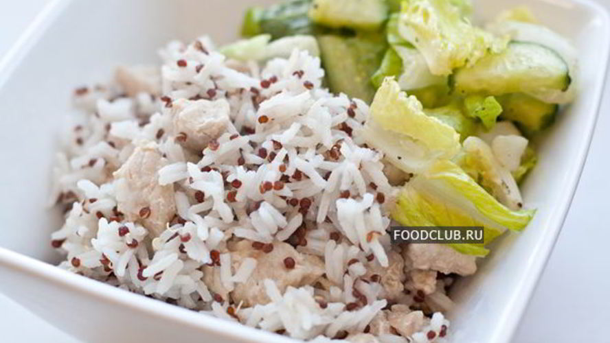 Рецепт риса и киноа с индейкой в мультиварке