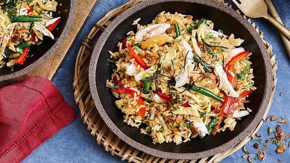 Рецепт Риса по-тайски с курицей