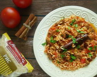 Рис с бараниной по-персидски