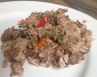 Рис с фаршем