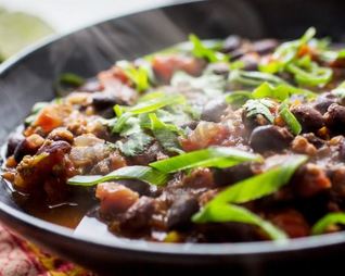 Рис с фасолью