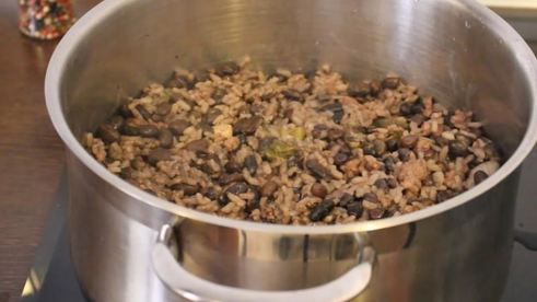 рис с фасолью