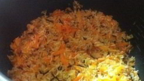 рис с креветками в мультиварке