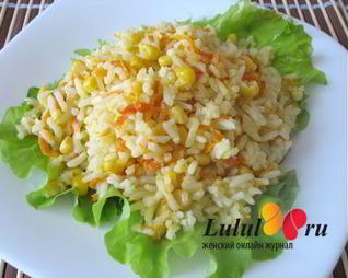 Рис с кукурузой