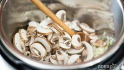 рис с курицей и грибами в скороварке