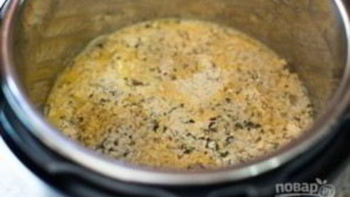 рис с курицей и грибами в скороварке