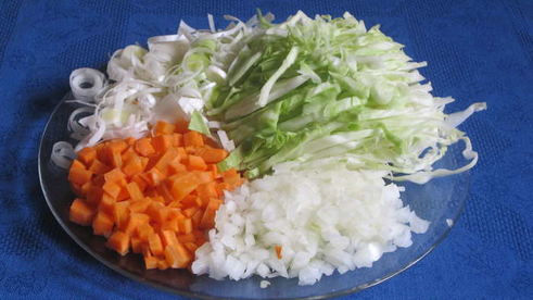 рис с курицей и овощами летние фантазии