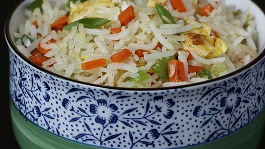 Рецепт риса с овощами и яйцом