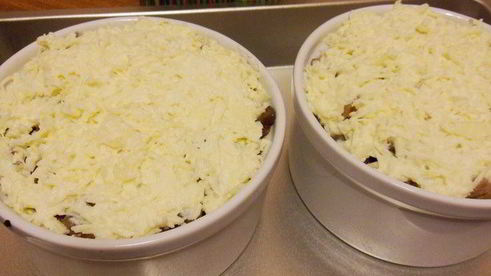 рис с шампиньонами и индейкой