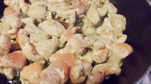 рис с шампиньонами и индейкой