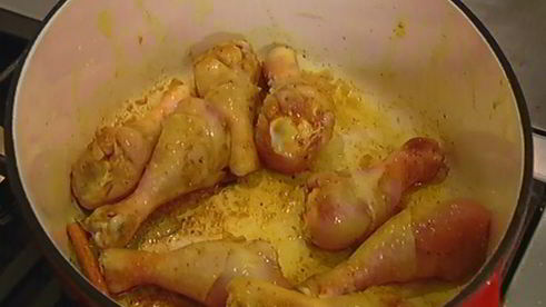 рис с цыпленком и пряностями