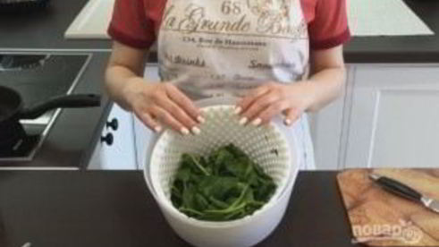 рис со шпинатом