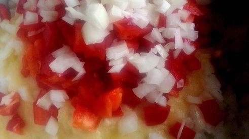 тыквенный рис на halloween