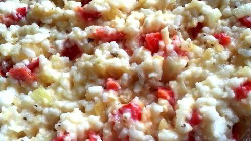 тыквенный рис на halloween