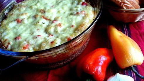 тыквенный рис на halloween