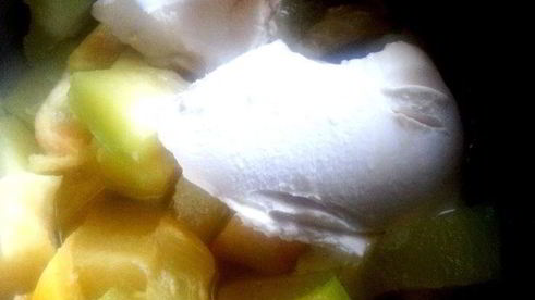 тыквенный рис на halloween