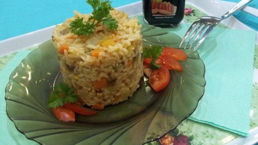 Рецепт вкусного риса с овощами