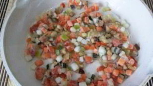 вкусный рис с овощами