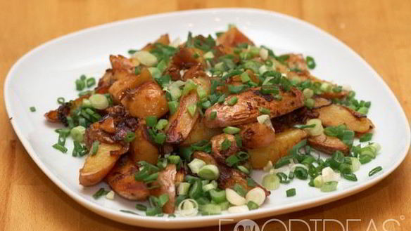 Рецепт Жареной картошки с шампиньонами