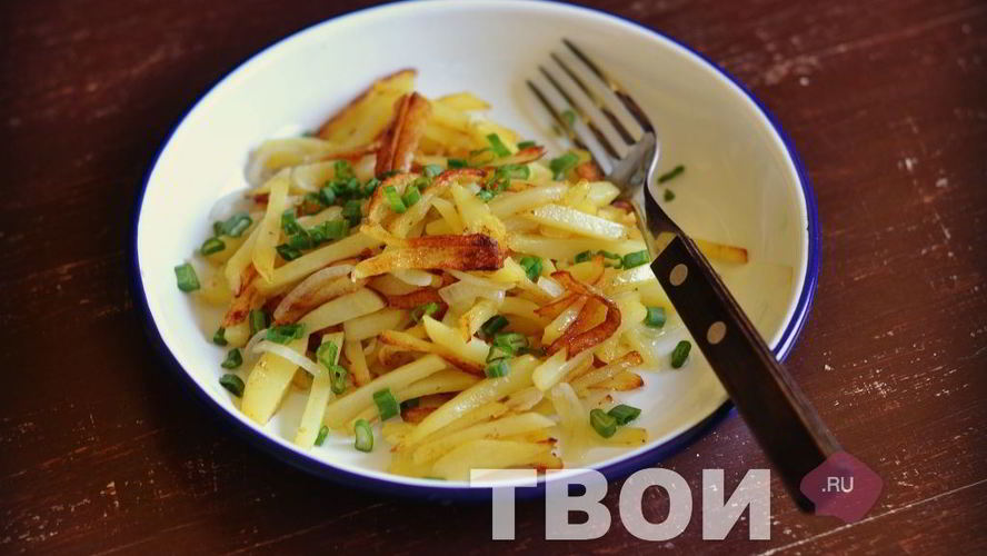 Рецепт жареной картошки