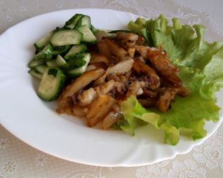 Жареный картофель с луком