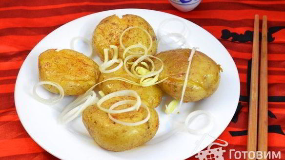 Рецепт Жареного картофеля с перцем по-китайски