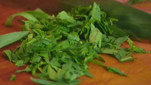 зимний рис с тыквой и кедровыми орехами