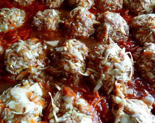 Голубцы фальшивые в тефтелях