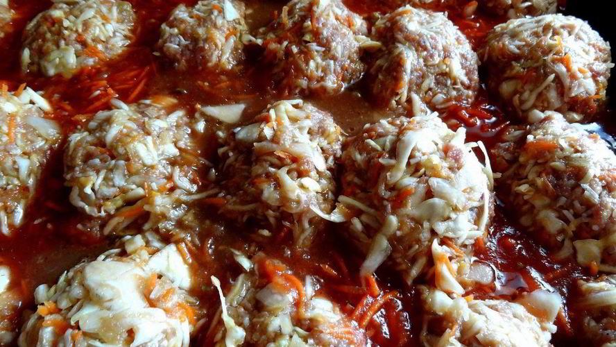 Рецепт голубцов фальшивых в тефтелях