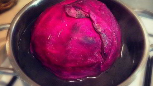 голубцы из краснокочанной капусты с овощной начинкой