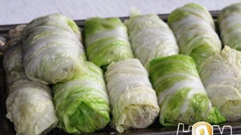 голубцы из пекинской капусты с отварным мясом