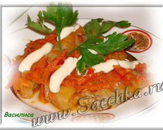 Голубцы под томатно-морковным одеялом