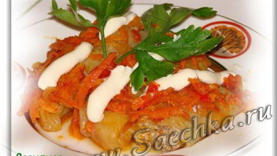 Рецепт голубцов под томатно-морковным одеялом