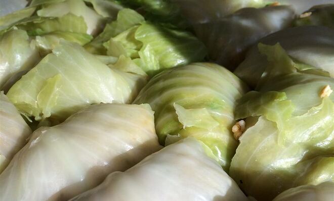 Голубцы с курицей по-польски