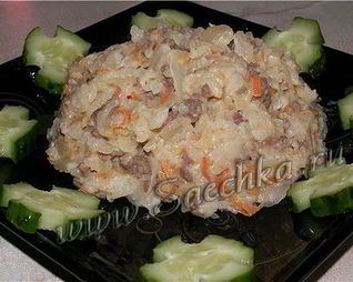 Ленивые голубцы с фаршем