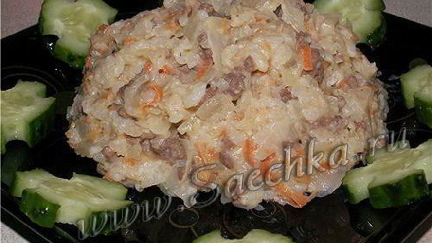 Рецепт ленивых голубцов с фаршем