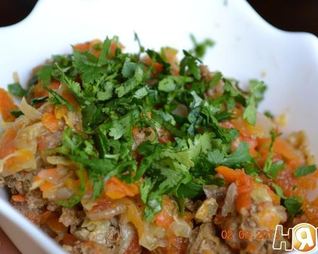 Ленивые голубцы в мультиварке