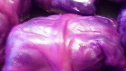 постные голубцы из краснокочанной капусты