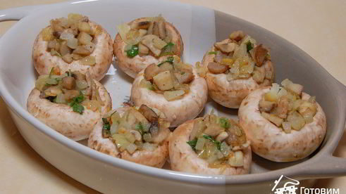 фаршированные шампиньоны