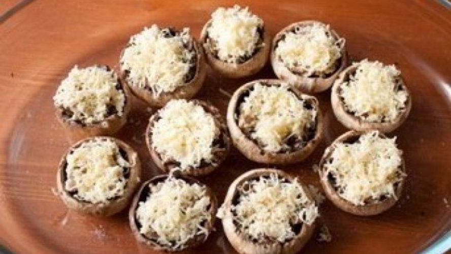 Рецепт фаршированных шляпок шампиньонов