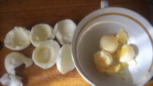 фаршированные шляпки шампиньонов