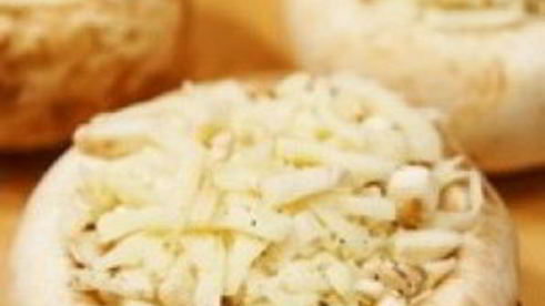 фаршированные шляпки шампиньонов