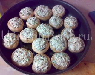 Грибы фаршированные