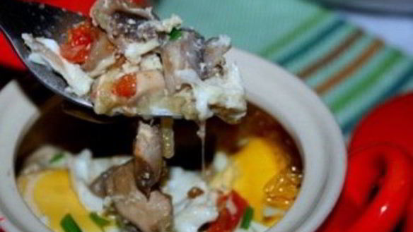 Рецепт Грибов в духовке в горшочке